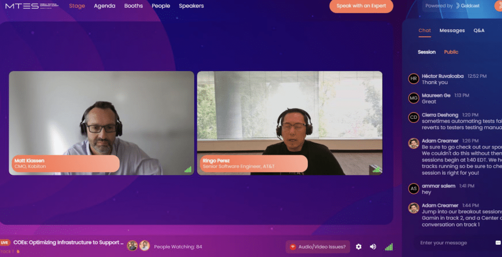 MTES with Ringo Perez, AT&T and Matt Klassen, Kobiton